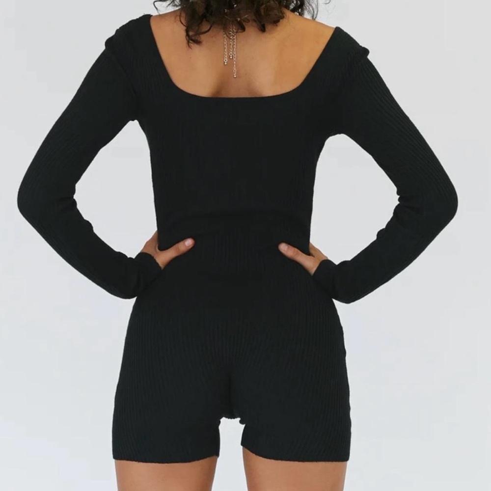 Princess Polly Jaden Romper in black - Picture 3 of 8